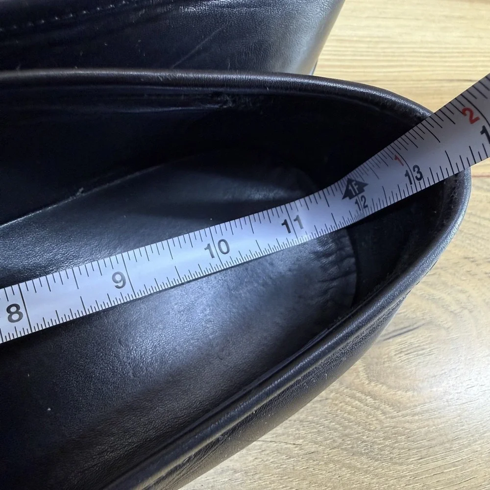 Allen Edmonds Lake Como Penny Loafers‎ Mens 11 11.5 ? Vibram Soles Black Leather